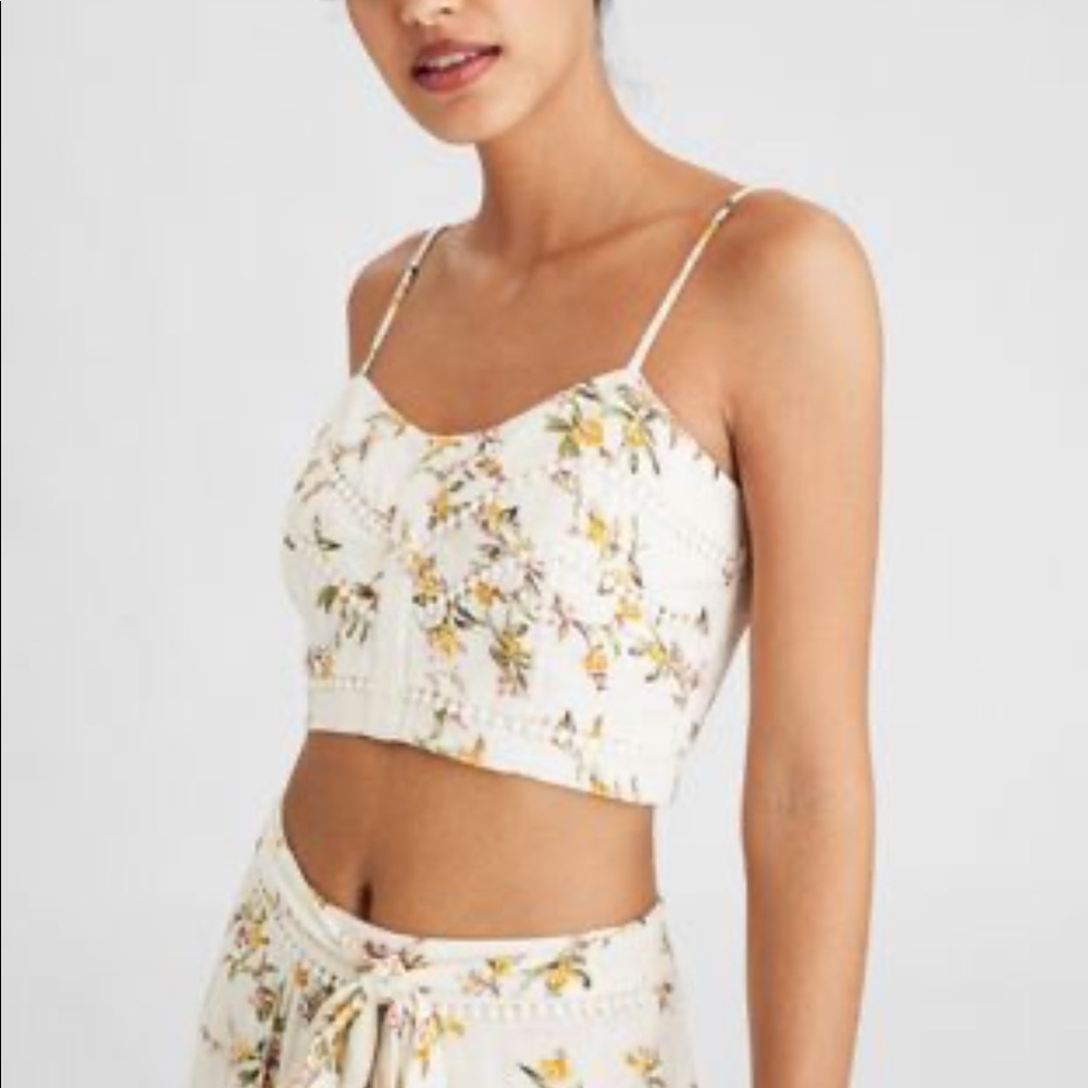 American Eagle Button Front Cropped Cami